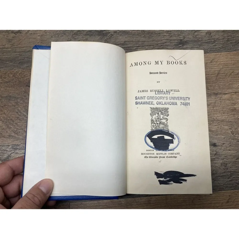 Among My Books by James Russell Lowell 1876 1st Ed.‎